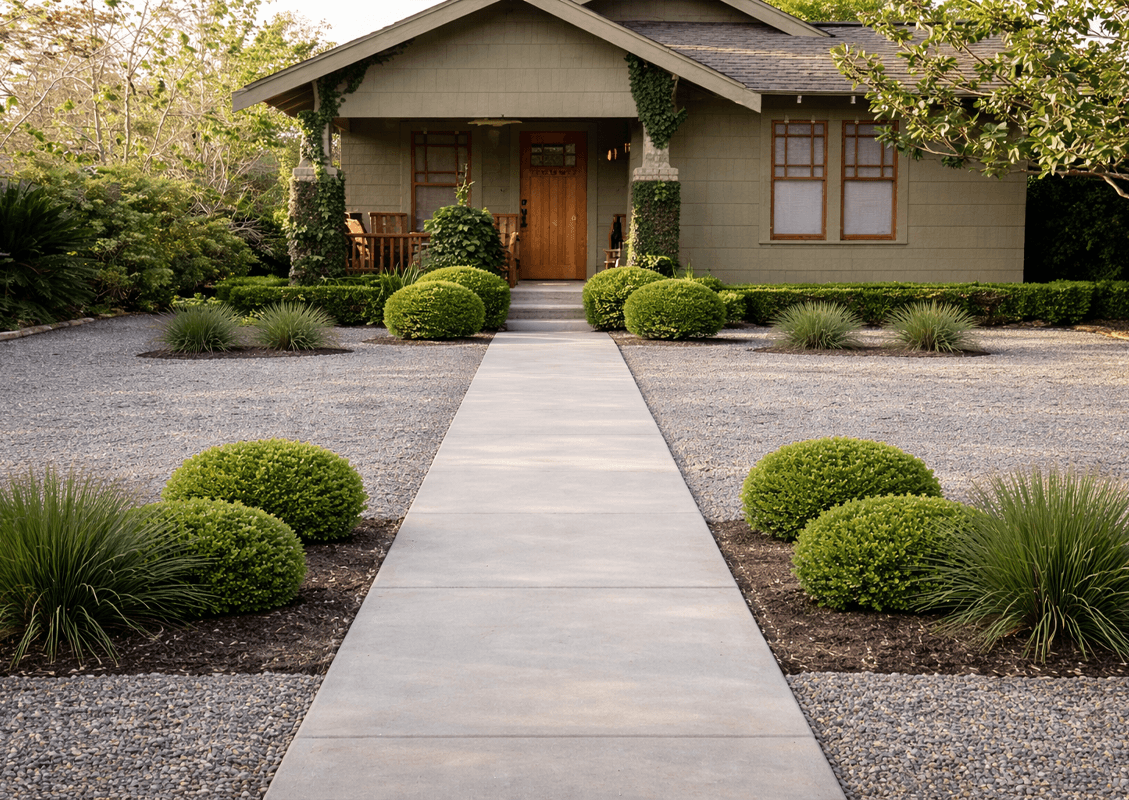 Property before landscaping transformation by AP Mazzilli in Westfield NJ